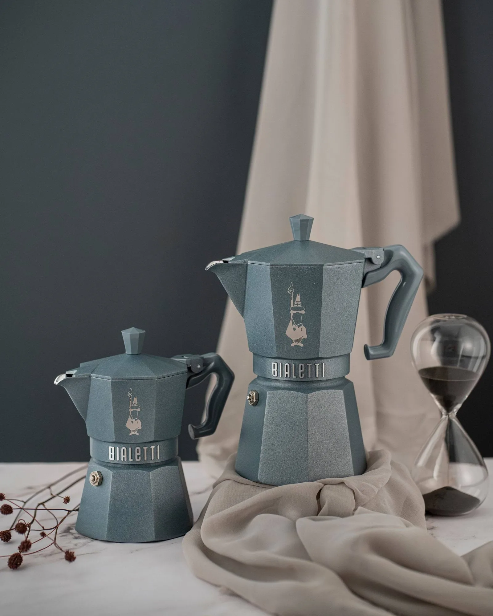 Bialetti exclusiva cafeteira moka indução, Cinza, 6 chávenas Bialetti
