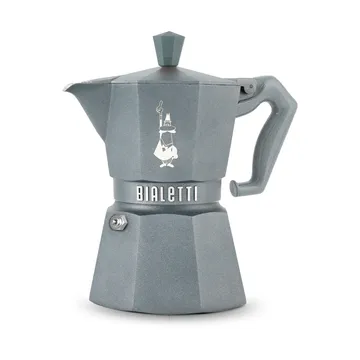 Bialetti exclusiva cafeteira moka indução - Cinzento, 3 chávenas - Bialetti