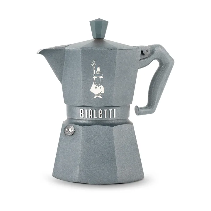 Bialetti exclusiva cafeteira moka indução - Cinzento, 3 chávenas - Bialetti
