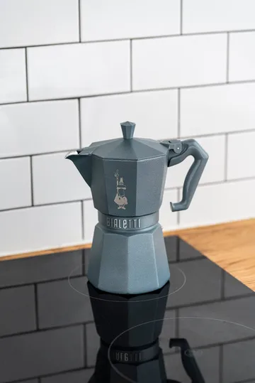 Bialetti exclusiva cafeteira moka indução - Cinzento, 3 chávenas - Bialetti