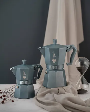 Bialetti exclusiva cafeteira moka indução - Cinzento, 3 chávenas - Bialetti