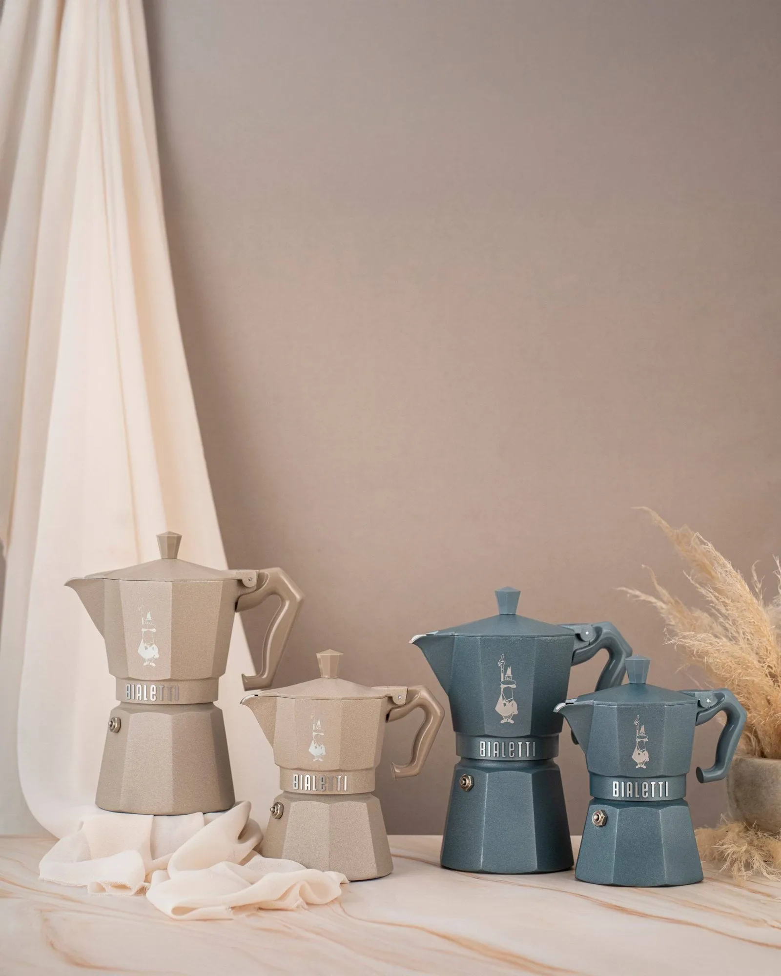 Bialetti exclusiva cafeteira moka indução, Cinzento, 3 chávenas Bialetti