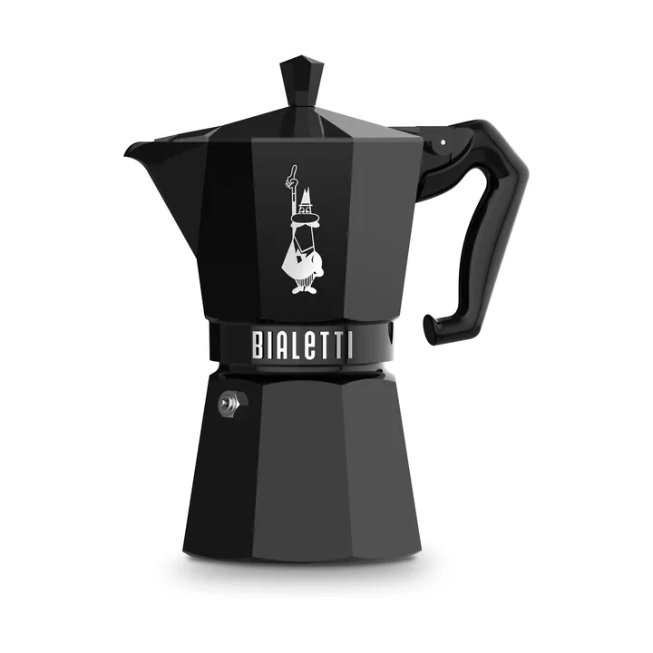Bialetti exclusiva cafeteira moka - Preto, 6 chávenas - Bialetti