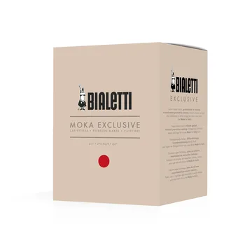 Bialetti exclusiva cafeteira moka - Vermelho, 6 chávenas - Bialetti