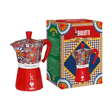 Bialetti x Dolce & Gabbana cafeteira moka - Carrinho siciliano, 6 copos - Bialetti