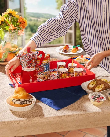 Bialetti x Dolce & Gabbana cafeteira moka - Carrinho siciliano, 6 copos - Bialetti