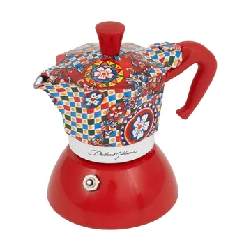 Bialetti x Dolce & Gabbana cafeteira moka para indução - Carro siciliano, 2 copos - Bialetti
