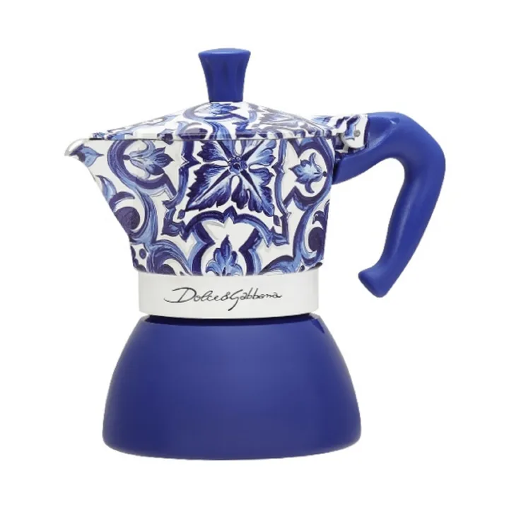 Bialetti x Dolce & Gabbana cafeteira moka para indução - Mediterraneo, 4 chávenas - Bialetti