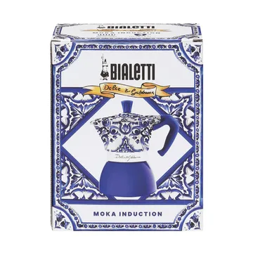 Bialetti x Dolce & Gabbana cafeteira moka para indução - Mediterraneo, 4 chávenas - Bialetti