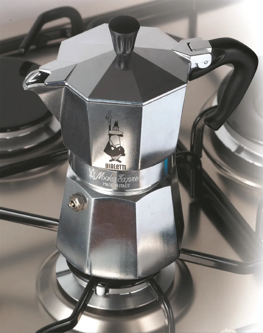 Cafeteira Moka 6 chávenas, Prata Bialetti