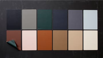 Bitz conjunto de mesa 33x46 cm 4 unidades - Preto-castanho - Bitz