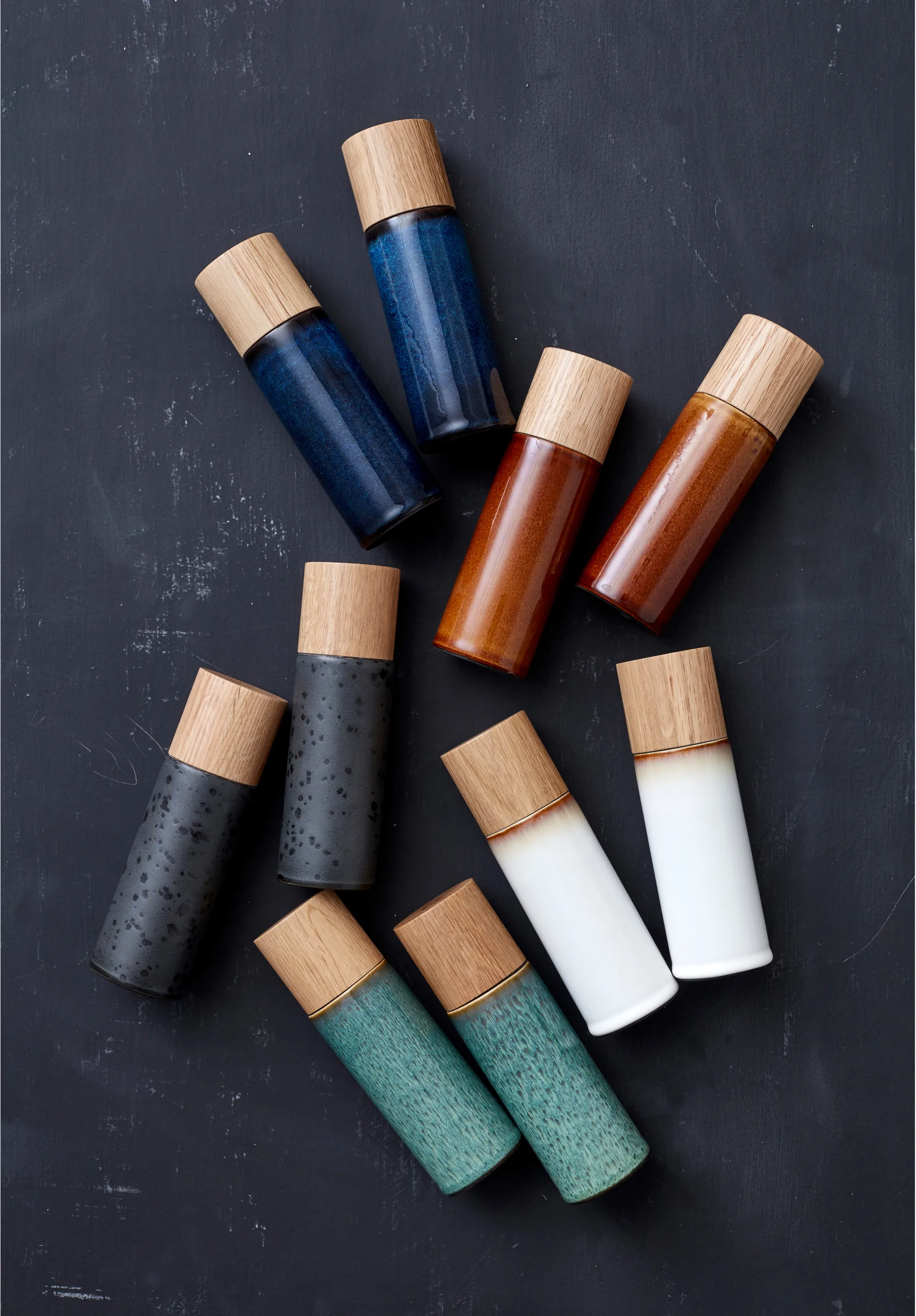 Bitz moinho de sal e pimenta 17 cm 2 peças, Verde Bitz