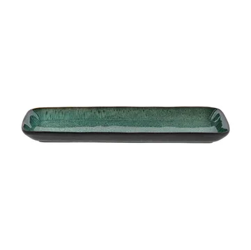 Bitz prato de servir 38x14 cm - Preto-verde - Bitz