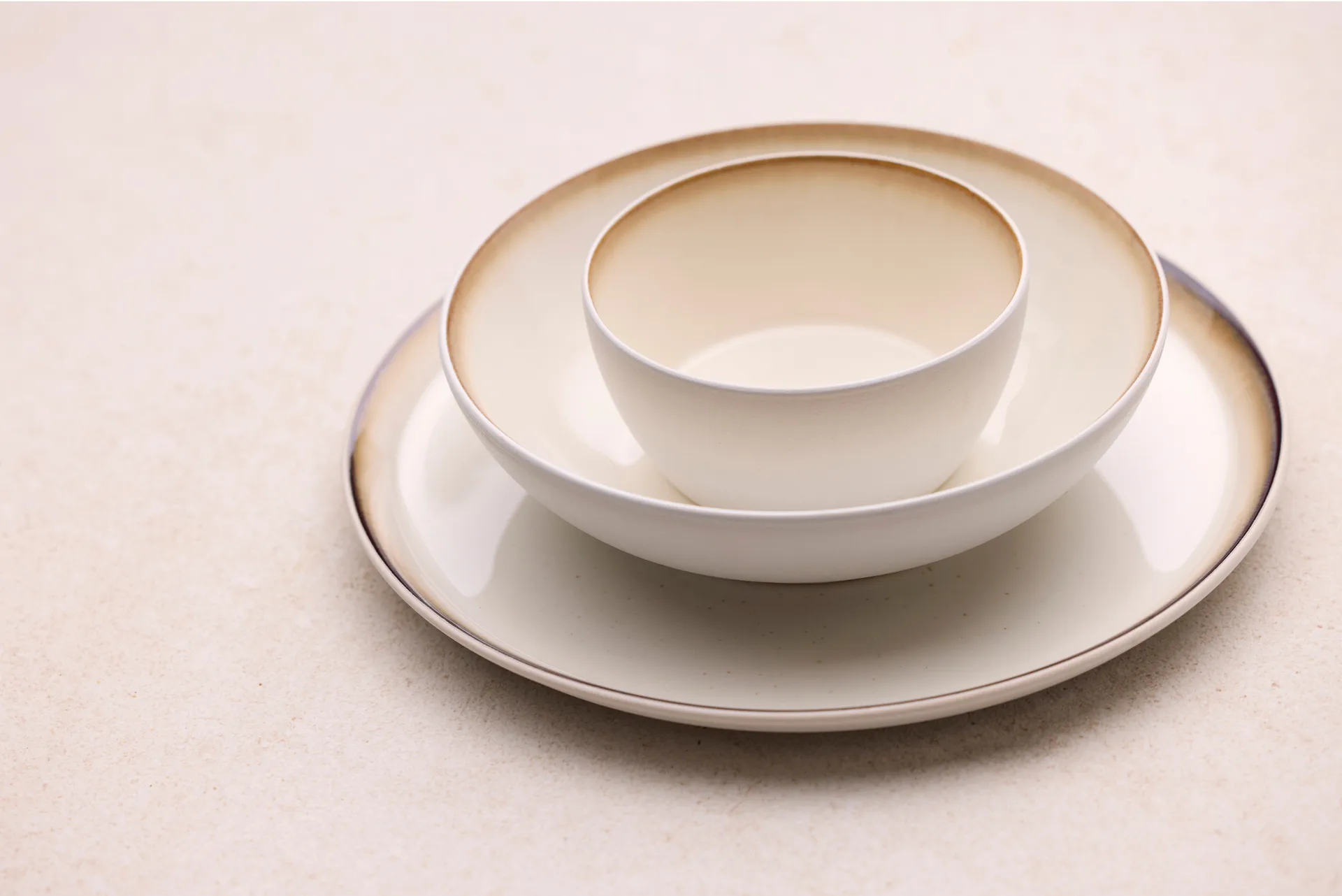 Bitz tigela de massa gastro Ø20 cm, Branco-creme Bitz