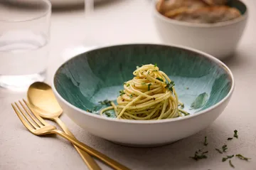 Bitz tigela de massa gastro Ø20 cm - Branco-verde - Bitz