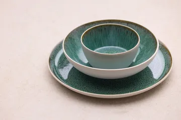 Bitz tigela de massa gastro Ø20 cm - Branco-verde - Bitz