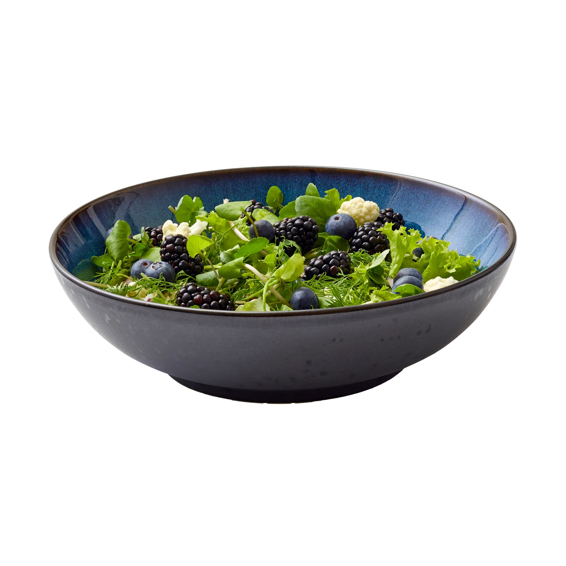 Bitz tigela de salada Ø24 cm, Preto-azul escuro Bitz