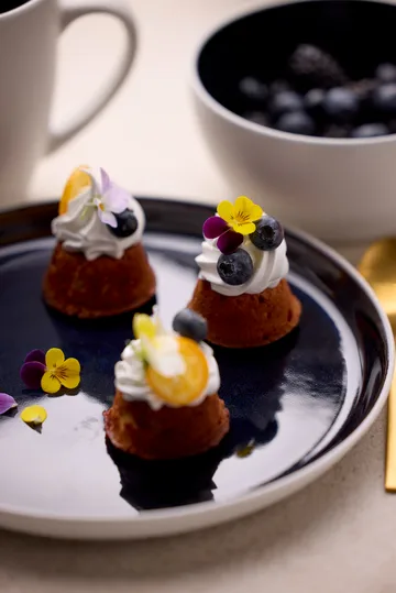 Bitz tigela gastro Ø12 cm - Branco-azul escuro - Bitz