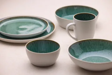 Bitz tigela gastro Ø12 cm - Branco-verde - Bitz