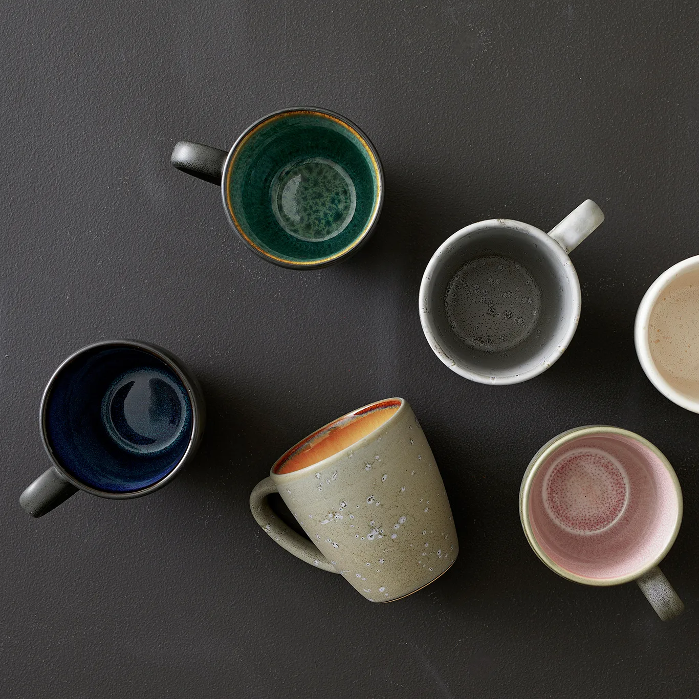 Caneca Bitz 19 cl preta, preto-azul escuro Bitz