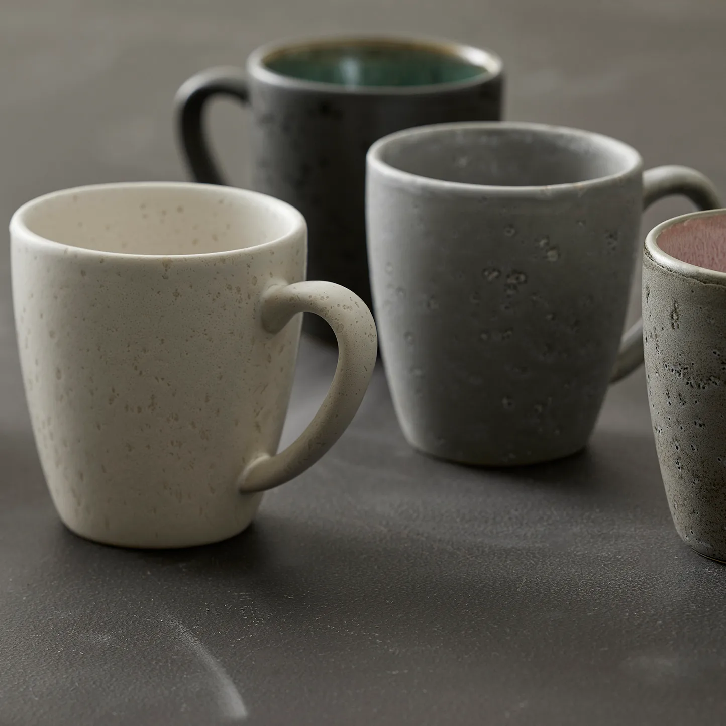 Caneca Bitz 19 cl preta, preto-verde Bitz