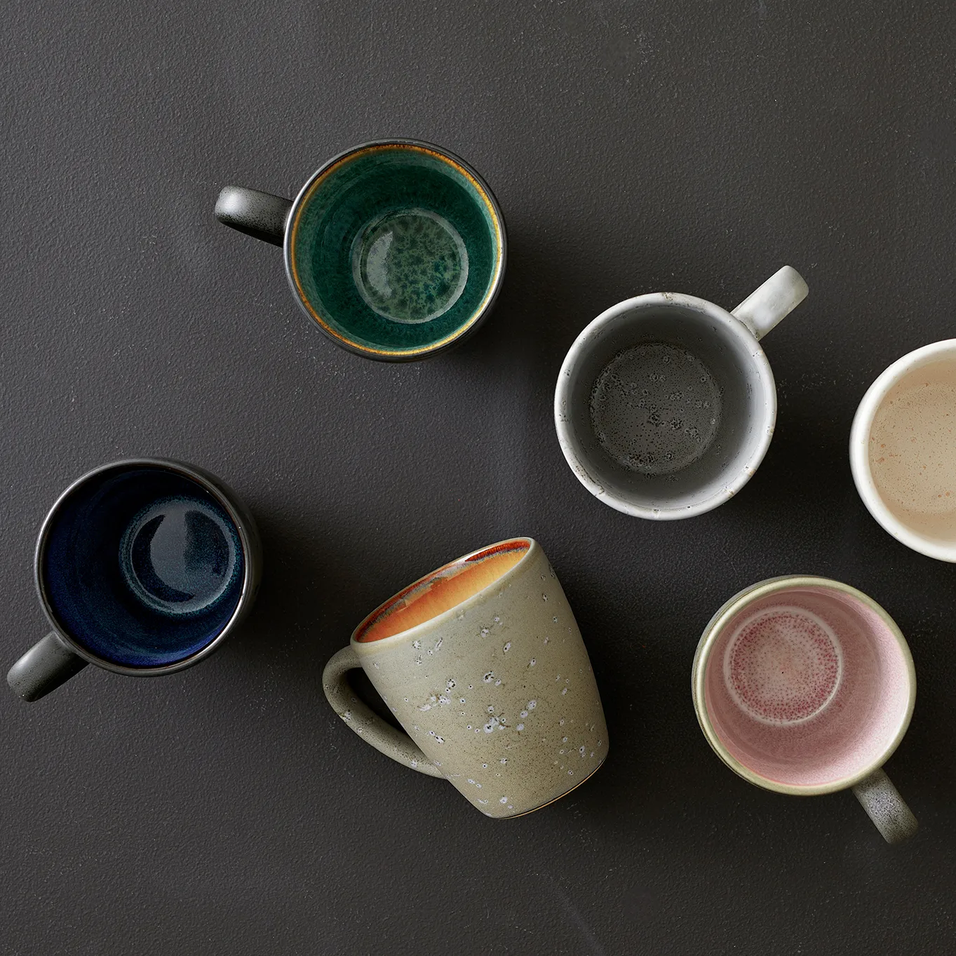 Caneca Bitz 19 cl preta, preto-verde Bitz