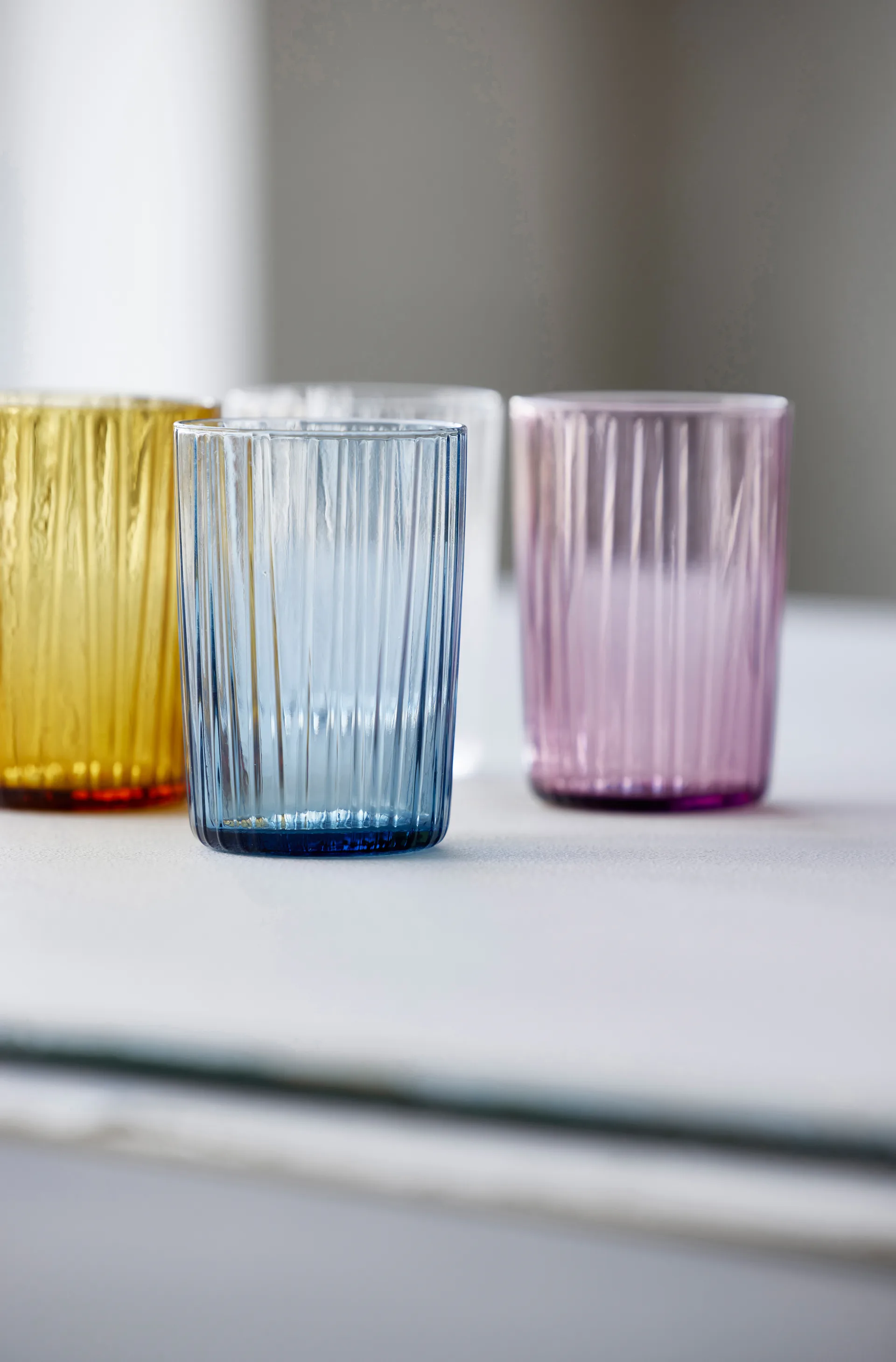 Copo de água Kusintha 28 cl 4-peças , Âmbar Bitz