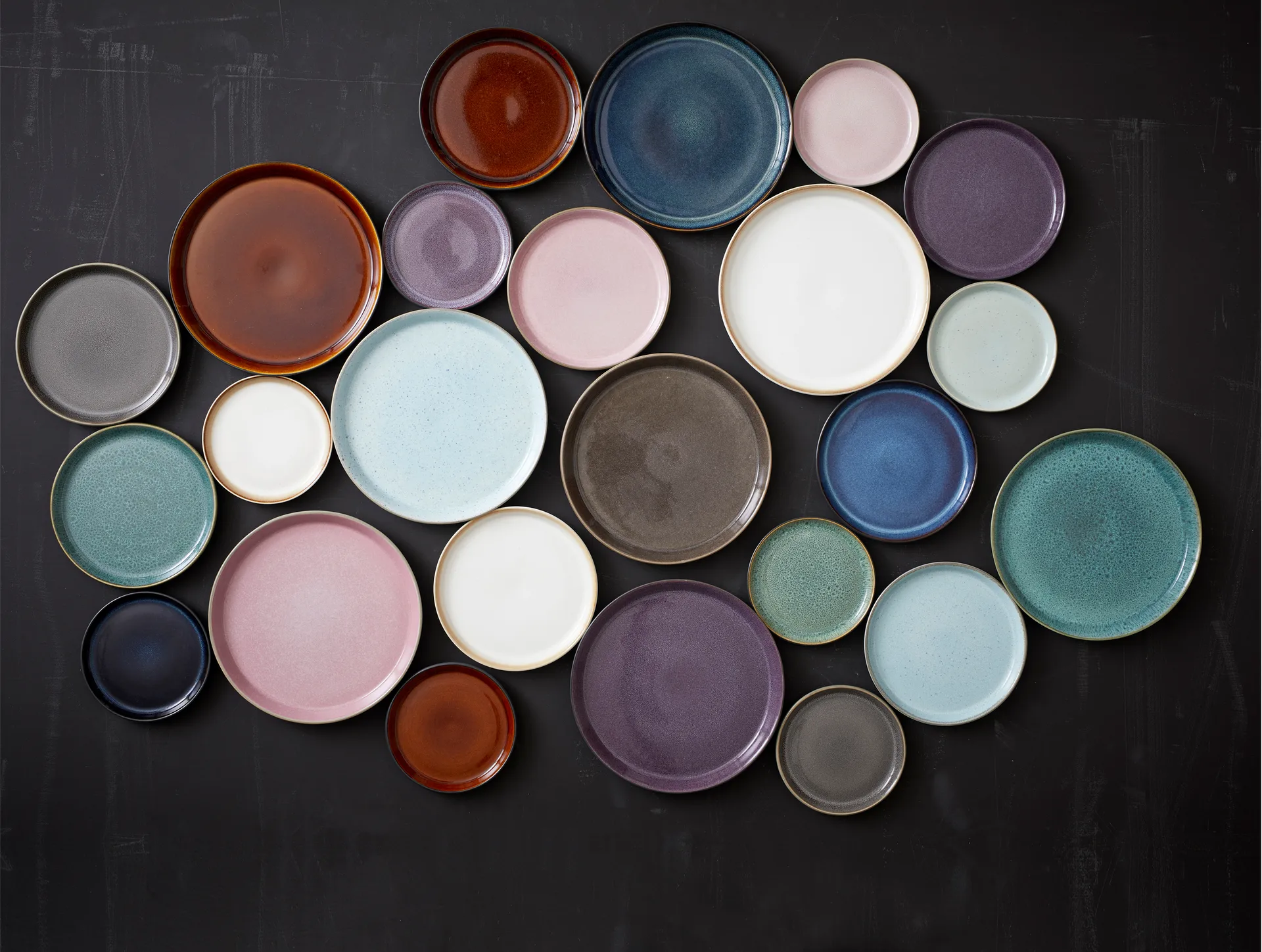 Gastro prato Ø17 cm, Preto-azul escuro Bitz