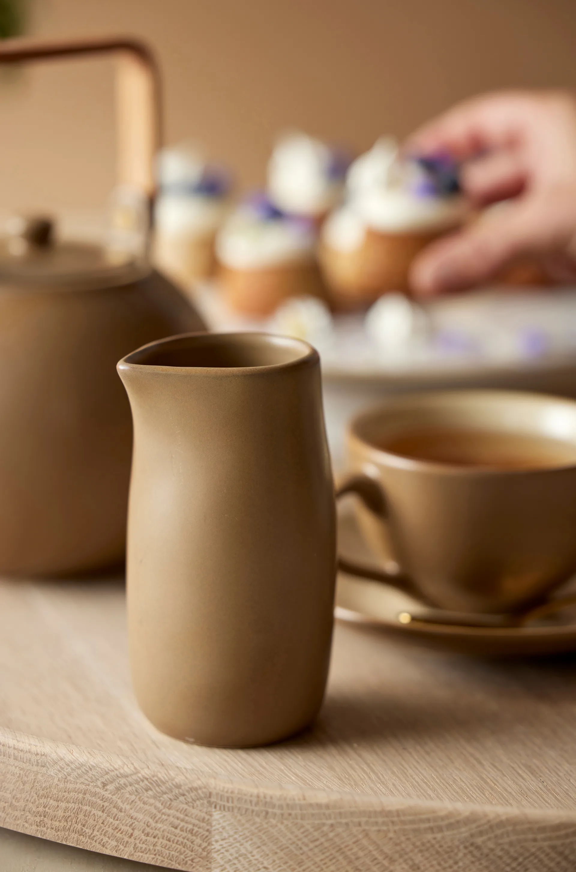 Jarro de leite Bitz 20 cl mate, Wood Bitz