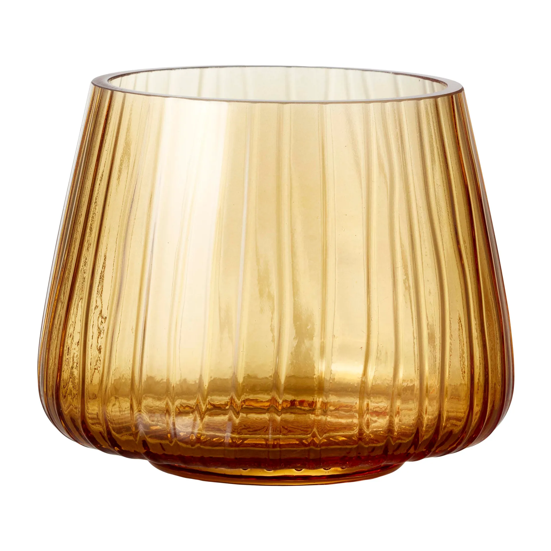 Porta velas 7,5 cm 2-peças Kusintha, Âmbar Bitz