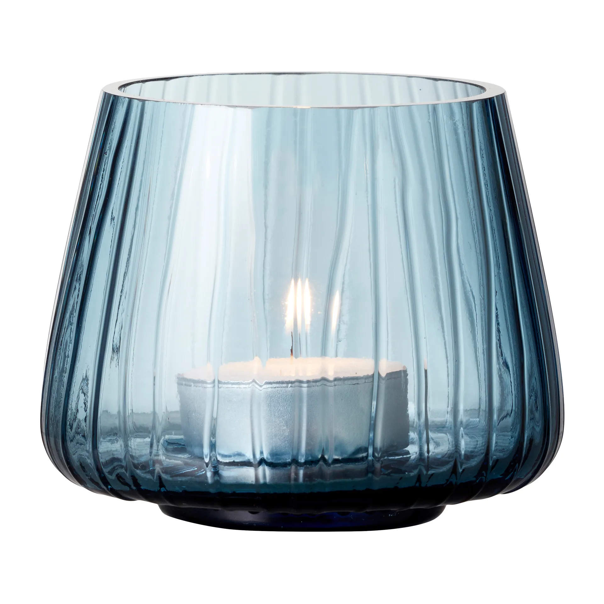 Porta velas 7,5 cm 2-peças Kusintha, Azul  Bitz