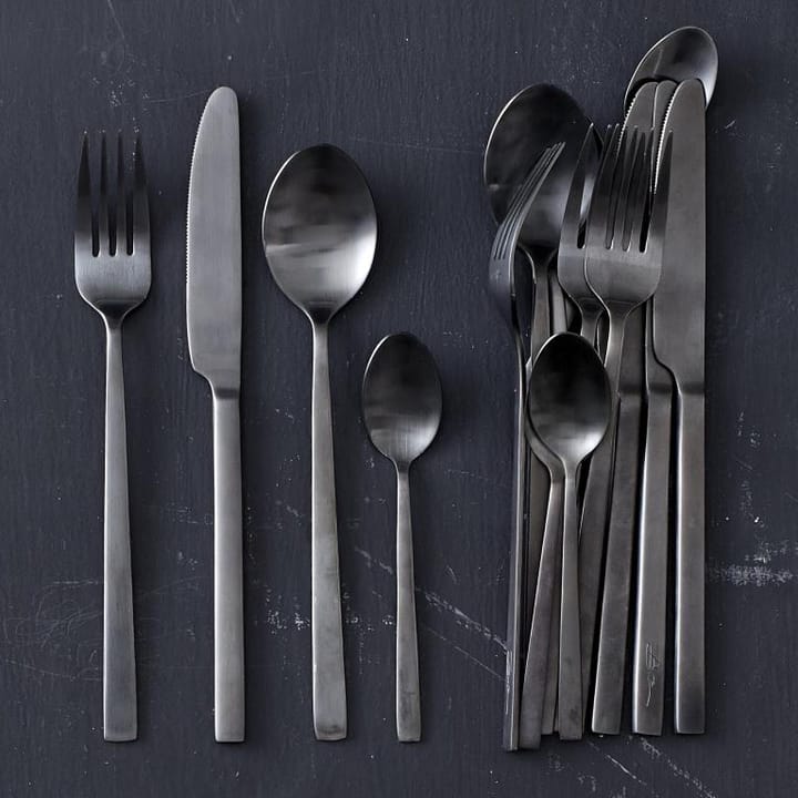 Talheres Bitz 16 peças, Preto Bitz