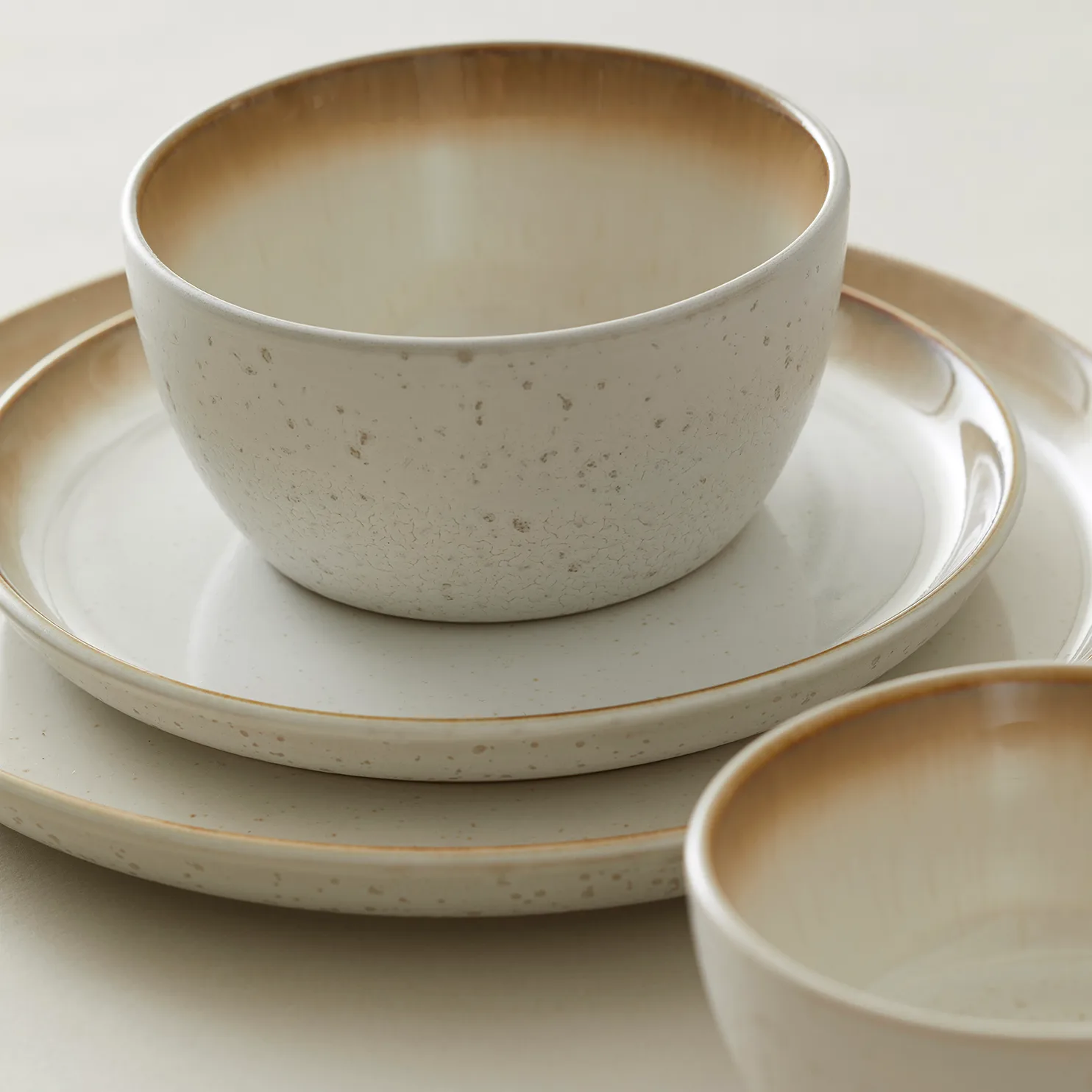 Tigela Bitz Ø12 cm creme, branco creme-creme Bitz