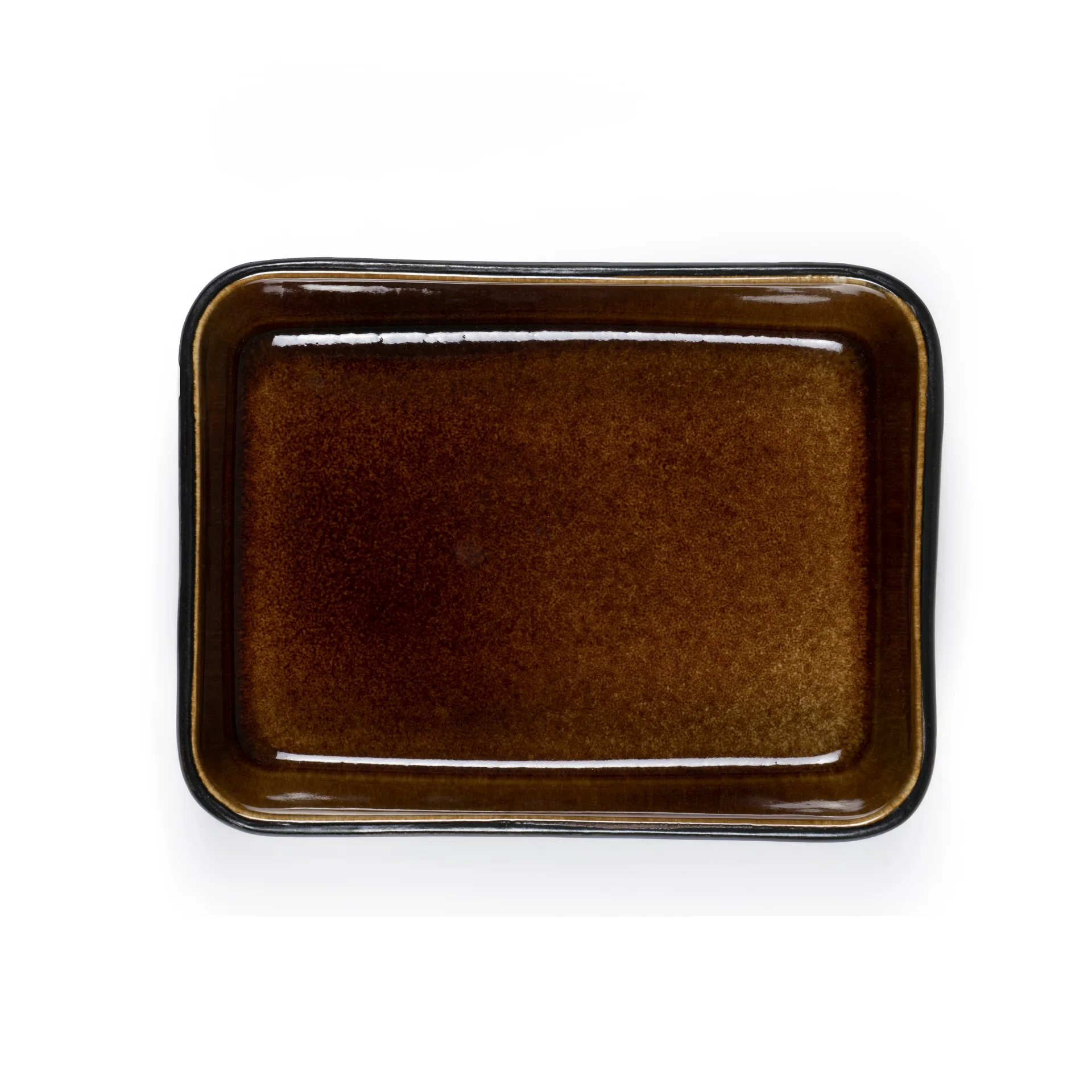 Travessa preto Bitz 19x14 cm, Âmbar Bitz