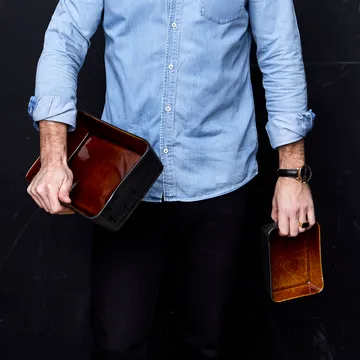 Travessa preto Bitz 19x14 cm - Âmbar - Bitz