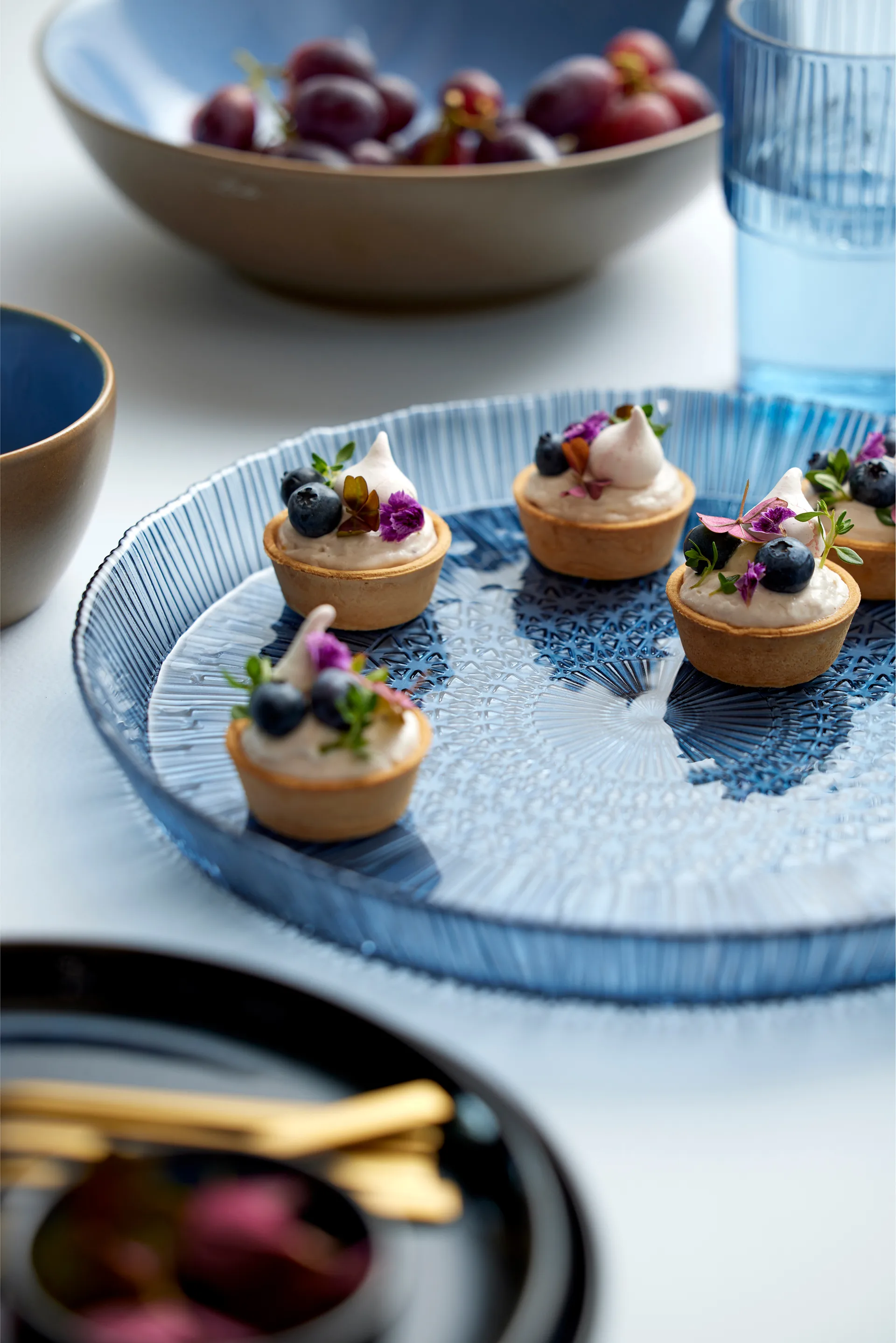 Travessa redonda Kusintha Ø30 cm, Blue Bitz