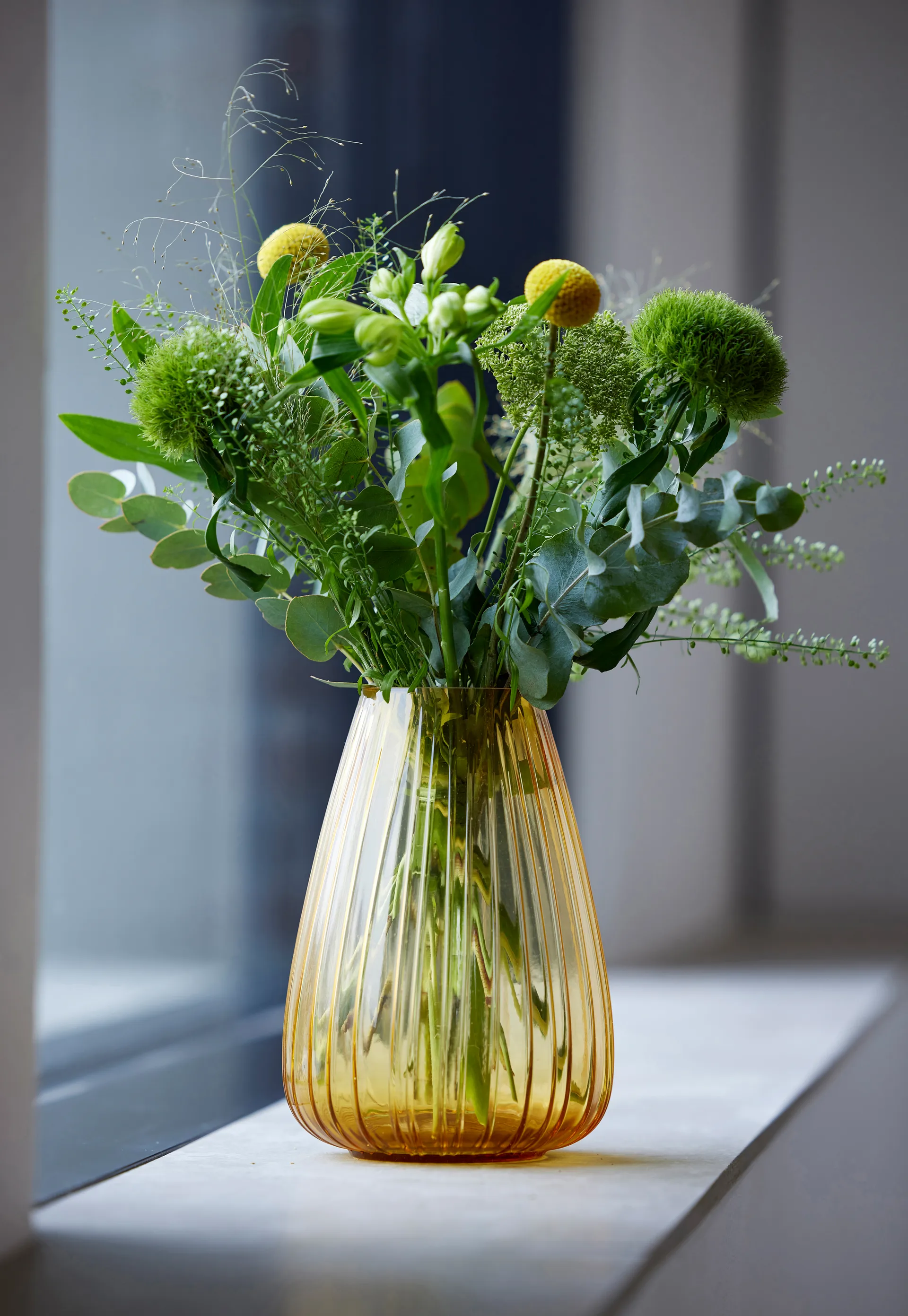 Vaso Kusintha 22 cm, Âmbar Bitz