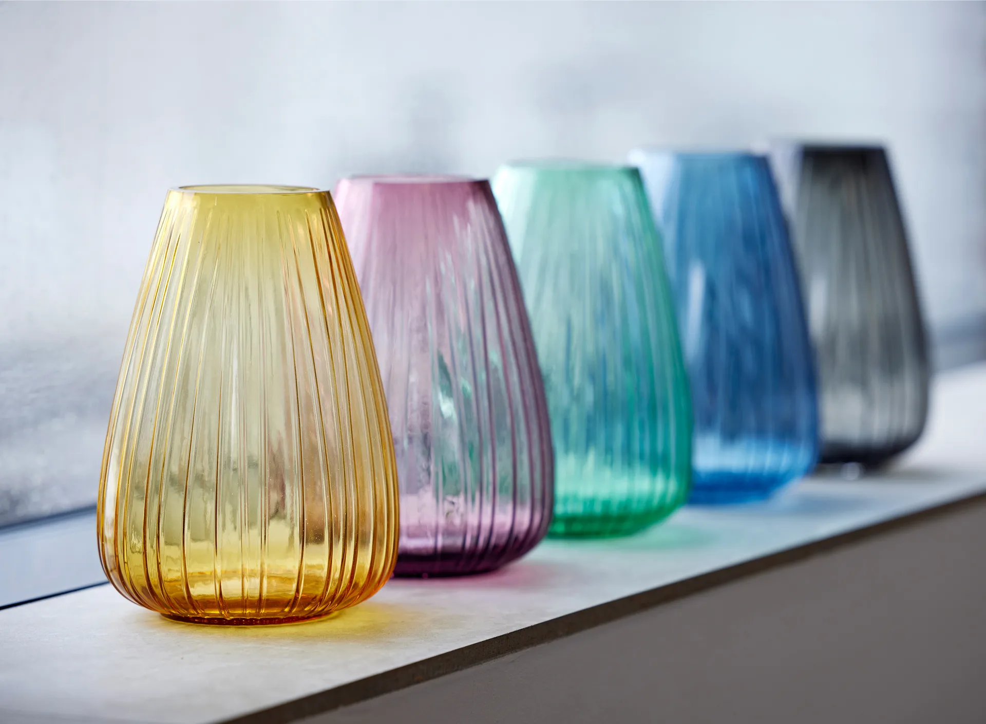 Vaso Kusintha 22 cm, Âmbar Bitz