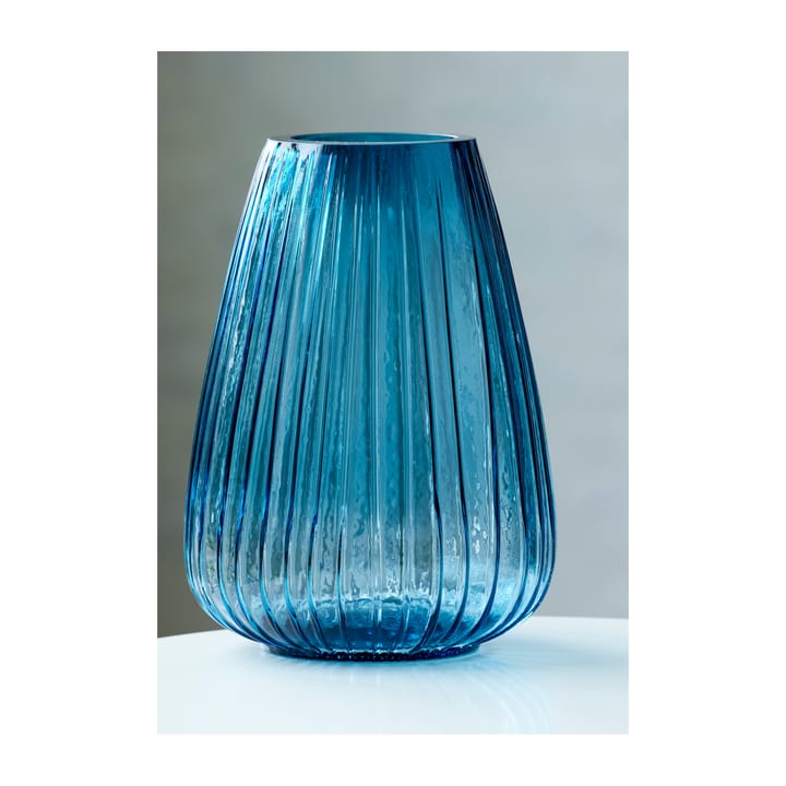 Vaso Kusintha 22 cm - Azul  - Bitz