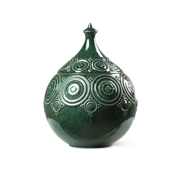 Bonbonniere Symphony Magic Ø 15,5 cm - verde escuro - Bjørn Wiinblad