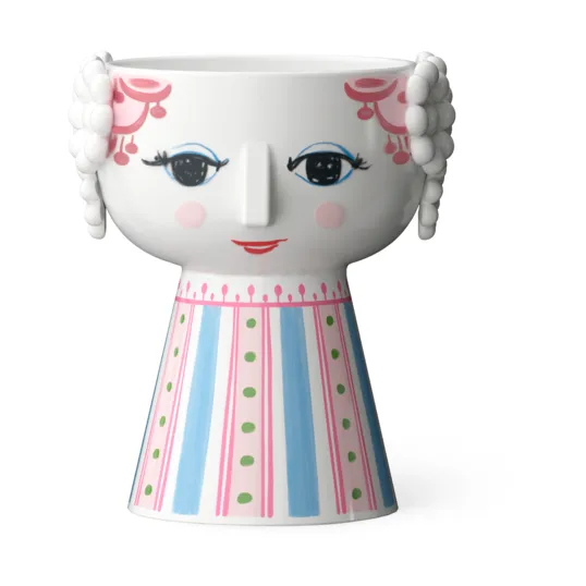 Castiçal Eva 9,5 cm, Rosa Bjørn Wiinblad