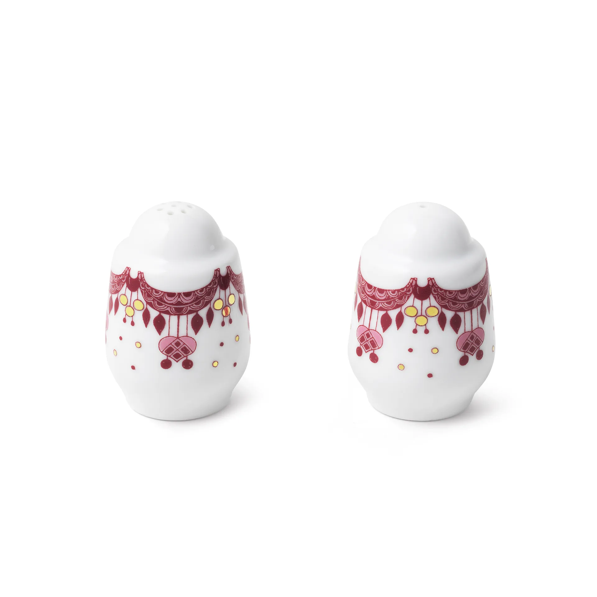 Conjunto de sal e pimenta Guirlanda, Vermelho Bjørn Wiinblad
