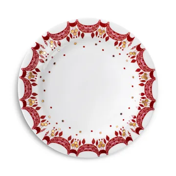Prato de natal Bjørn Wiinblad Ø 20 cm - Vermelho  - Bjørn Wiinblad