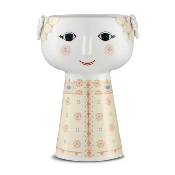 Vaso Eva 15 cm - Soft yellow - Bjørn Wiinblad