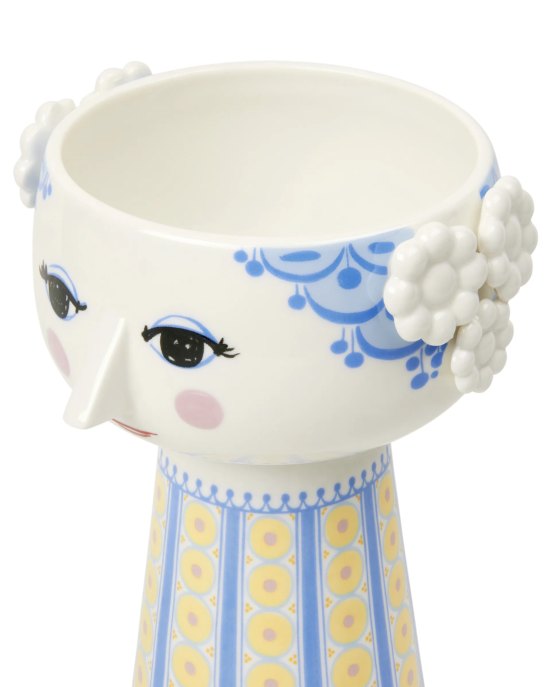 Vaso Eva 18,5 cm, Azul-azul Bjørn Wiinblad