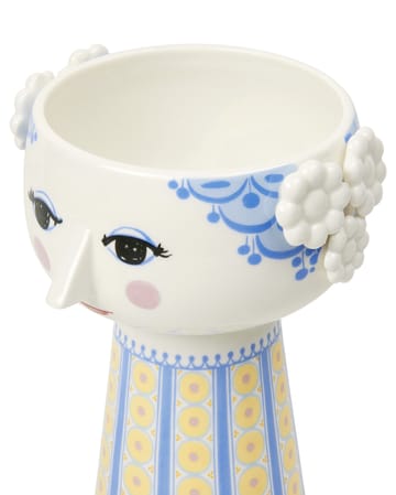 Vaso Eva 18,5 cm - Azul-azul - Bjørn Wiinblad