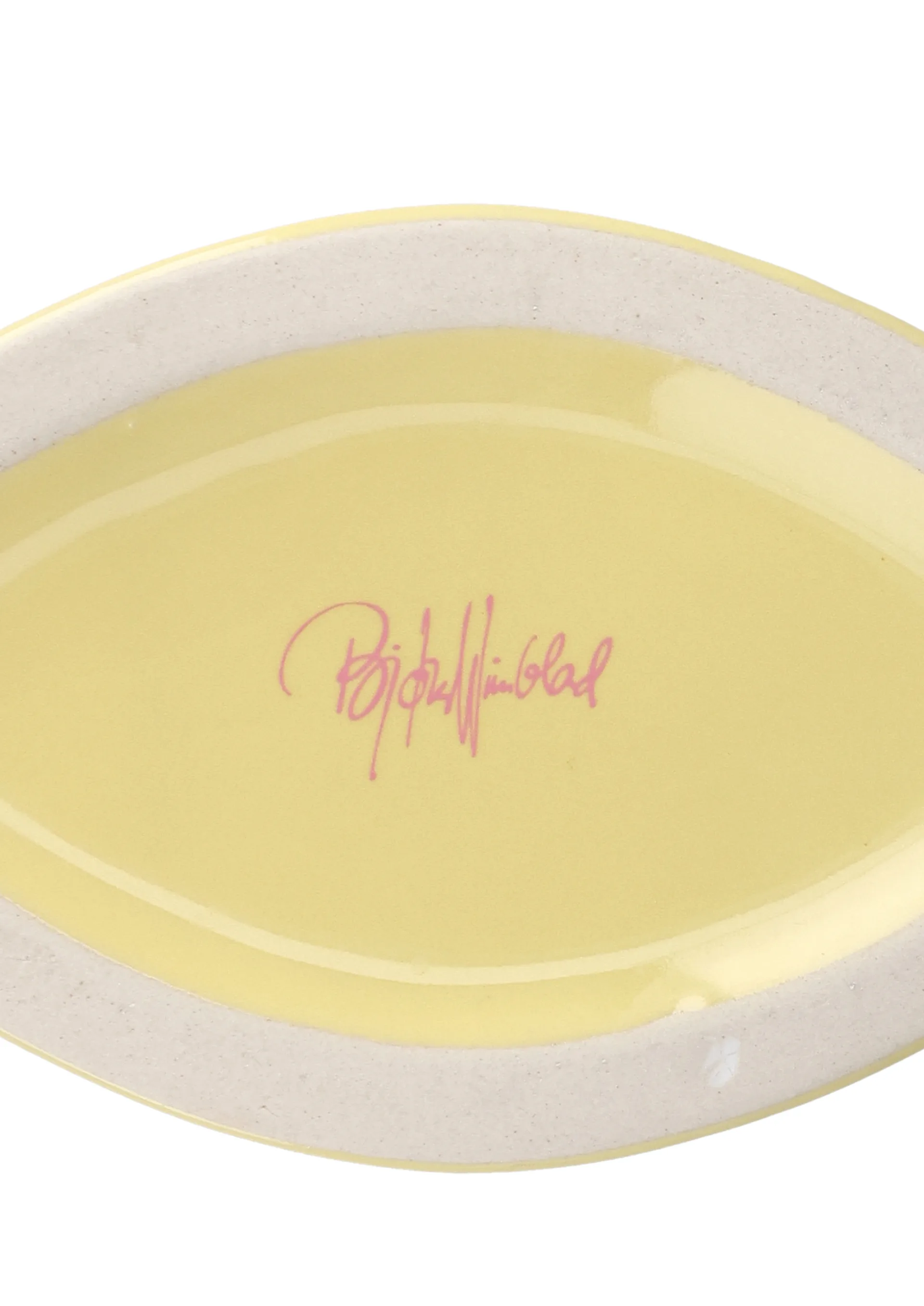 Vaso Nina, Amarelo-rosa, 22 cm Bjørn Wiinblad