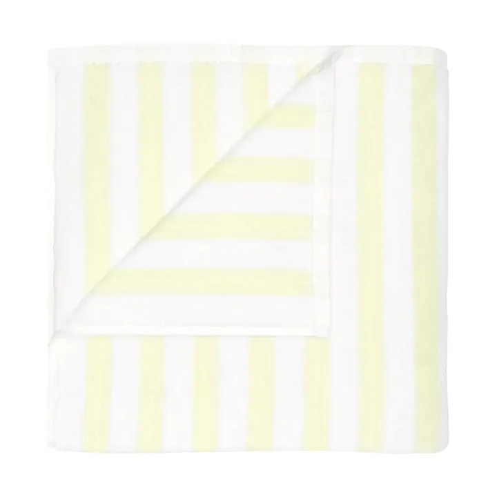 Arto toalha - Branco-amarelo transparente, 70x140 cm - blomus