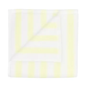 Arto toalha - Pack de 2, branco-amarelo transparente, 30x50 cm - blomus