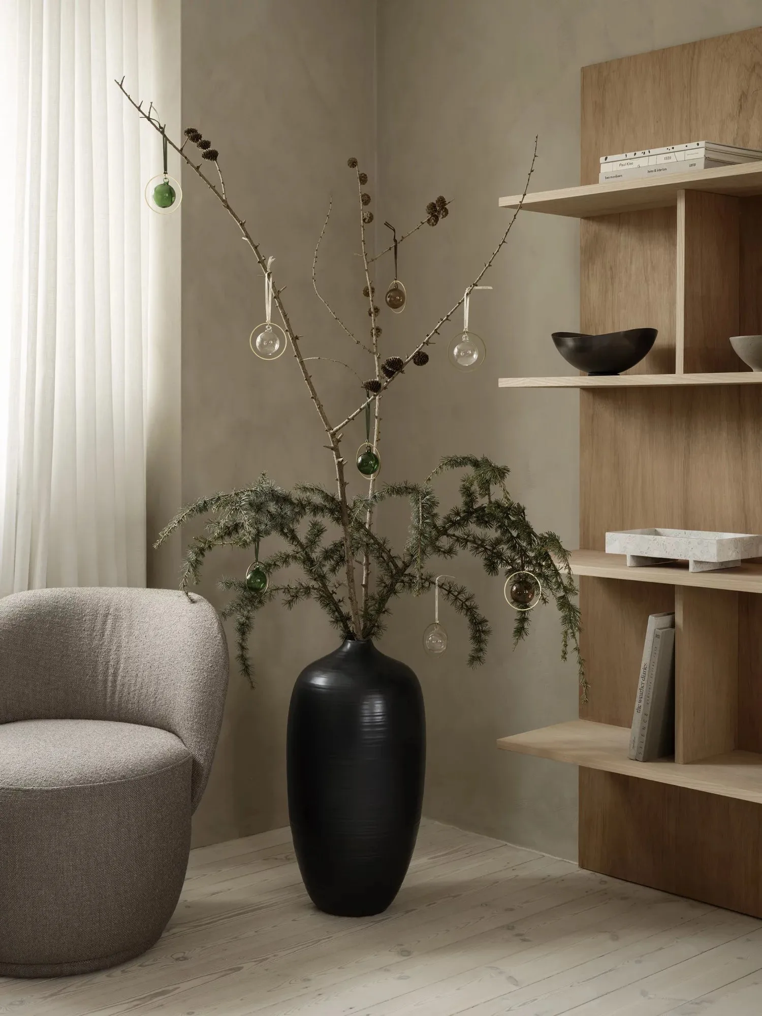 Bola de Natal KITAI 8,5 cm 4-unidades, Clear blomus